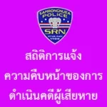 สถิติการแจ้งความคืบหน้าของการดำเนินคดีผู้เสียหาย เดือน มีนาคม 2568