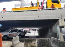 แจ้งปิดพื้นที่ใต้สะพานข้ามคลองสำโรงบริเวณทางหลวงหมายเลข 3344 (ถนนศรีนครินทร์) กม.15+800 ใต้สะพานข้ามคลองสำโรง