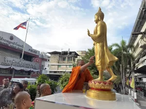 9 เดือน 9 ปี 2569 เวลา 06.59 น.  สภ.สำโรงเหนือ อัญเชิญ “พระพุทธเมตตาประทานพร” พระพุทธรูปประจำสถานี เพื่อความเป็นสิริมงคล